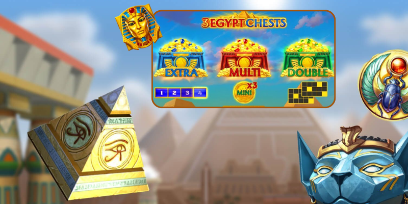 3 egypt chests